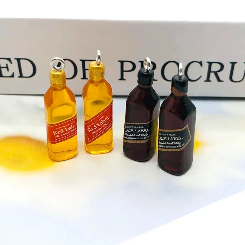 Wine Beer Bar - 10Pcs Tiny Wine Bar Bottle Resin