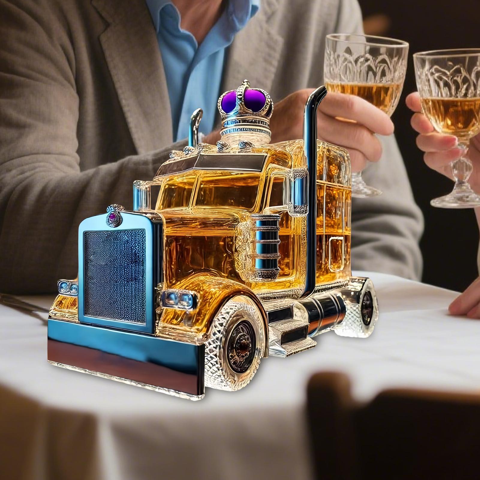 Wine Decanter Half Truck Bourb - Wine To Beer To Liquor recension och pris