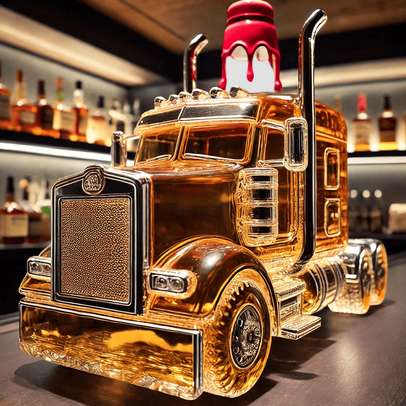 Wine Decanter Half Truck Bourb - Wine To Beer To Liquor recension och pris