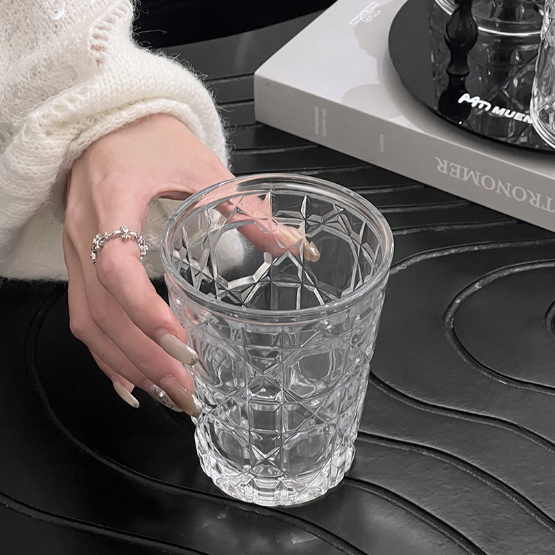 2pcs 310ml Vintage Diamond Pat - Wine Beer Glass recension och pris