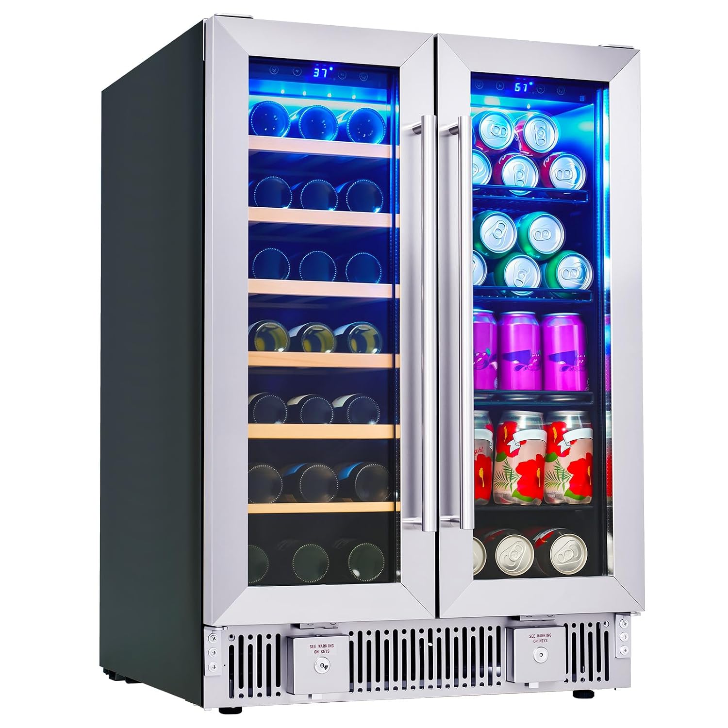 Beverage Refrigerator, 24-Inch - Wine Beer Fridge Under Counter recension och pris