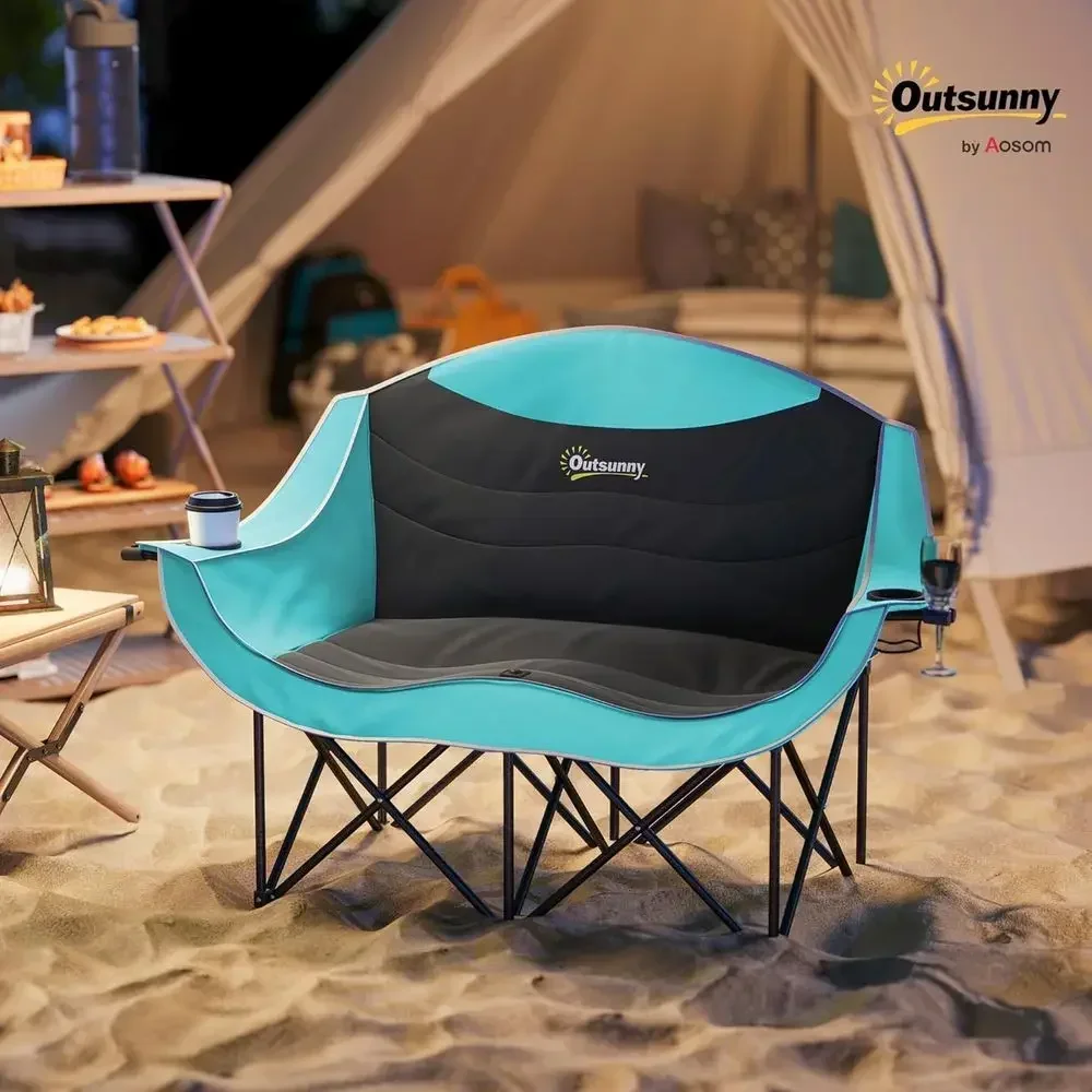 Two-Person Padded Folding Camp - Wine Bag Carry Two recension och pris