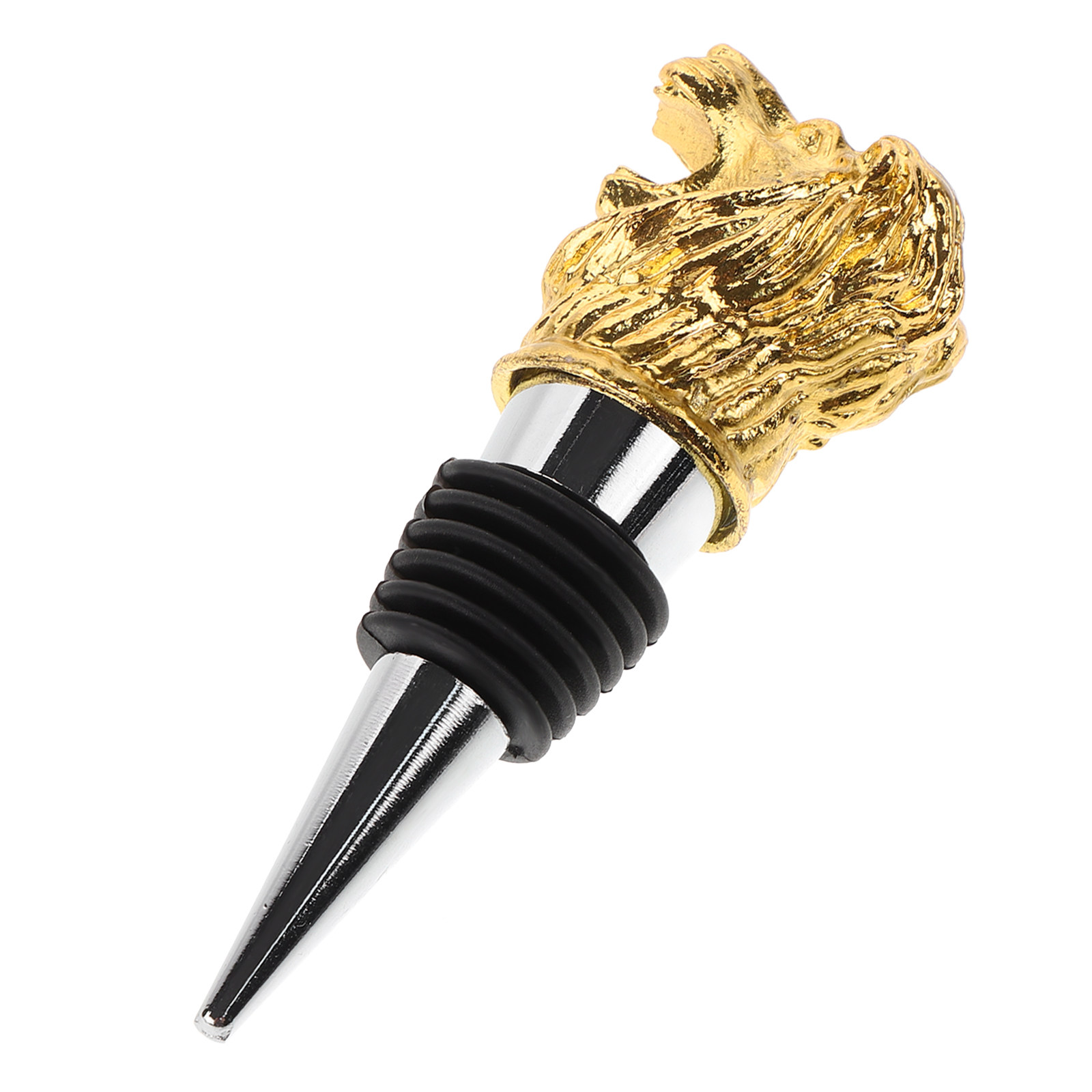 Lion Head Wine Stopper Metal B - Wine To Beer To Liquor recension och pris