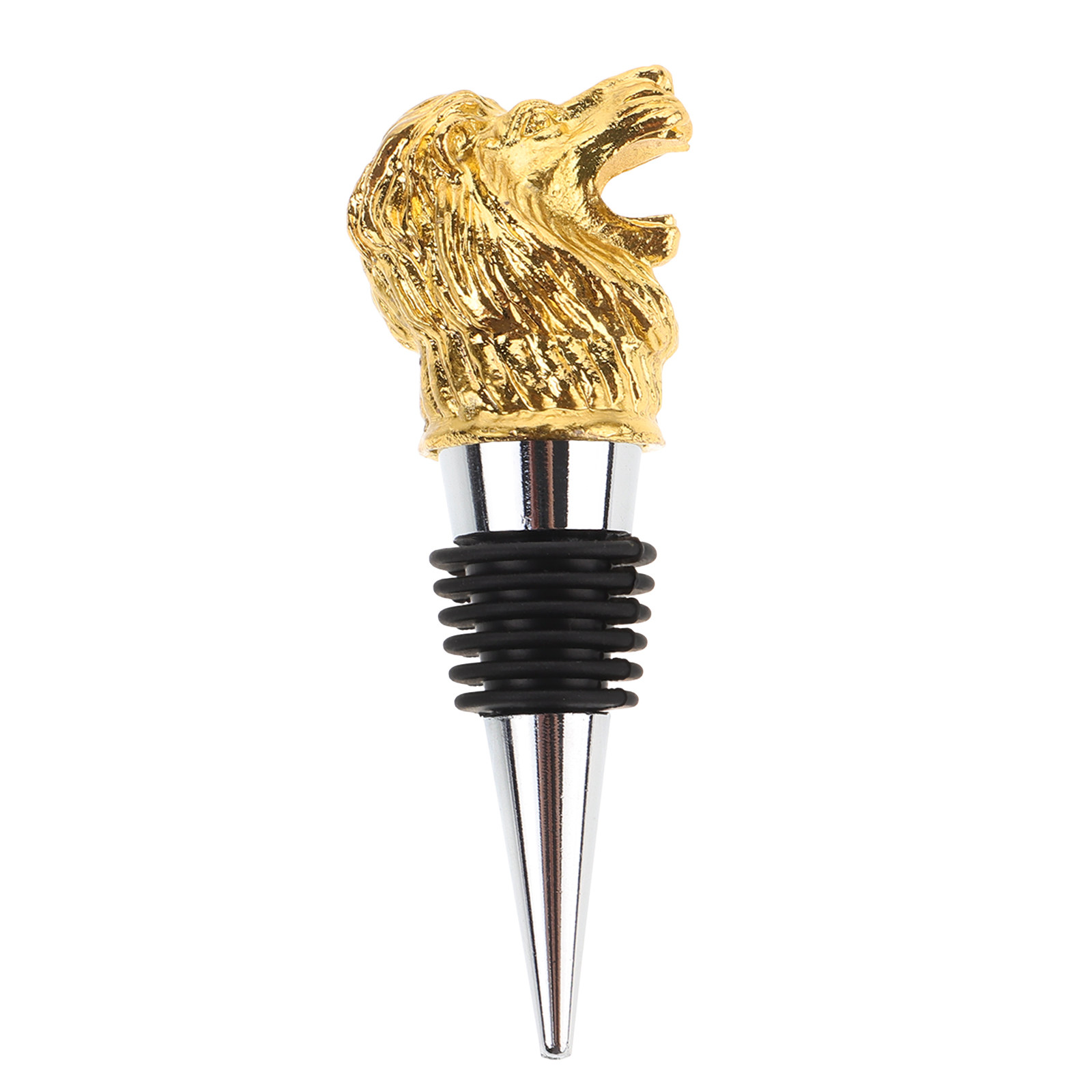 Lion Head Wine Stopper Metal B - Wine To Beer To Liquor recension och pris