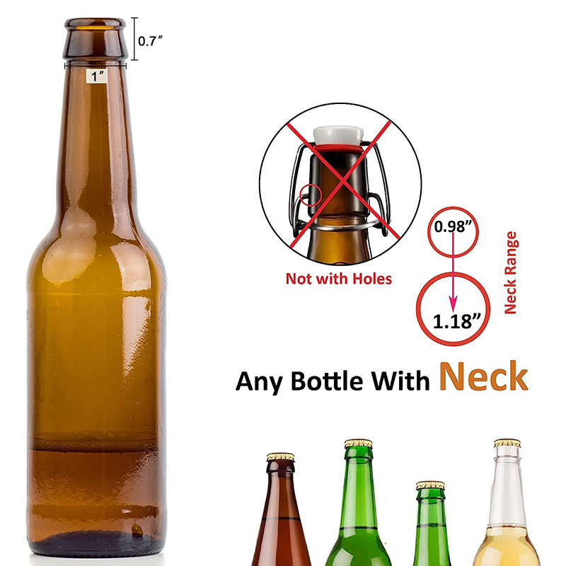 Flip Top Cap Stopper Swing Top - Wine Root Beer recension och pris