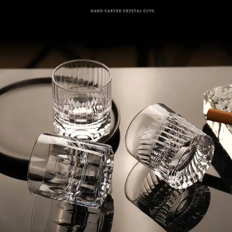 250ml Clear Carved Whiskey Cry - Wine Xo recension och pris