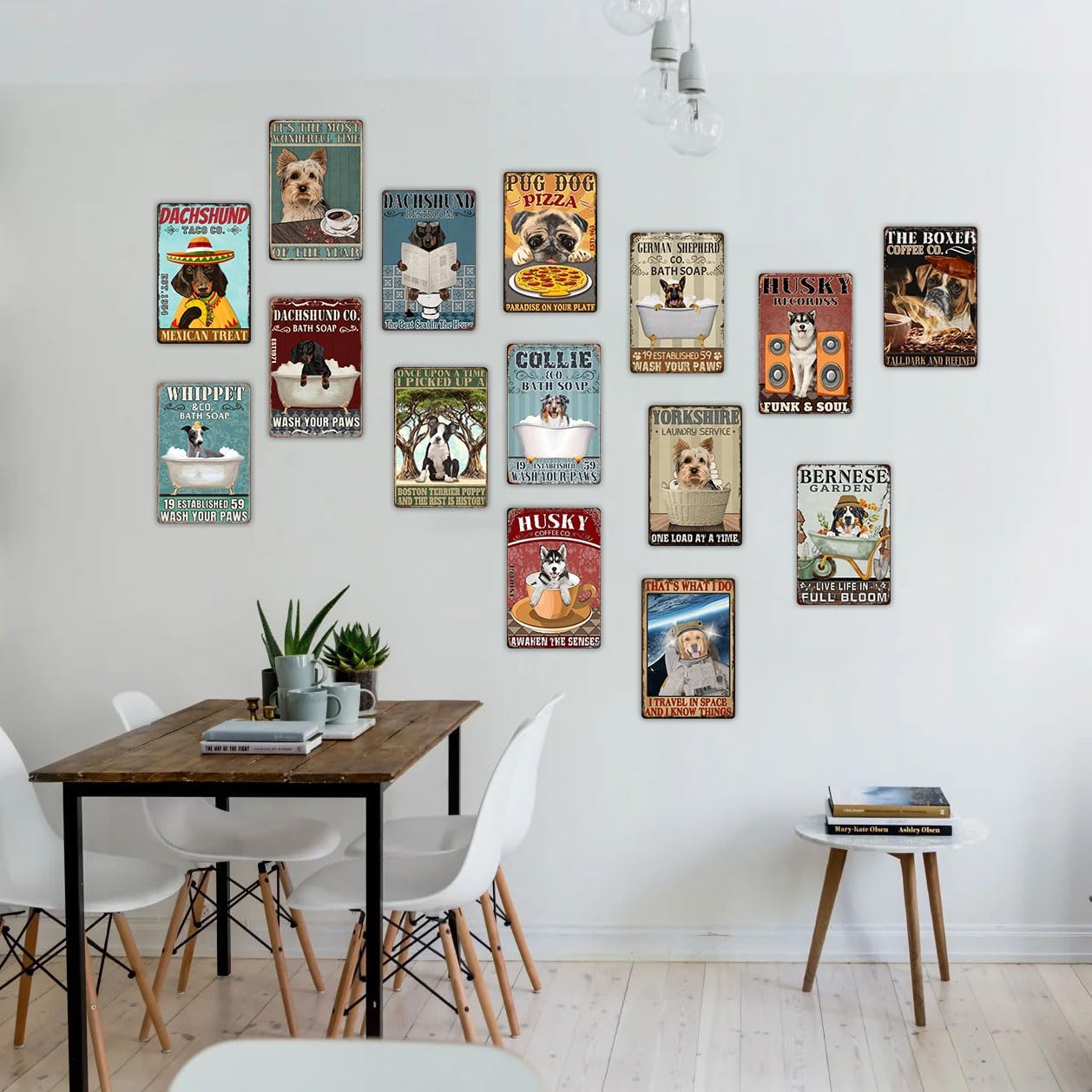 ZYPENG Wall Decor Tin Metal Si - Wine X Beer recension och pris