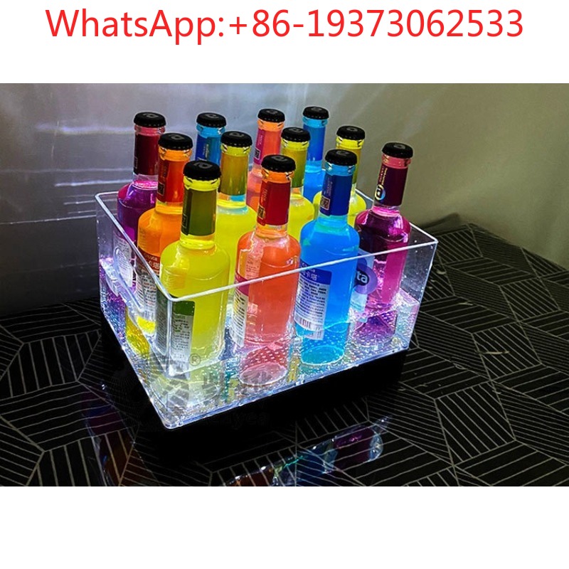 Square Luminous Ice Bucket Bar - Wine Beer Bar recension och pris