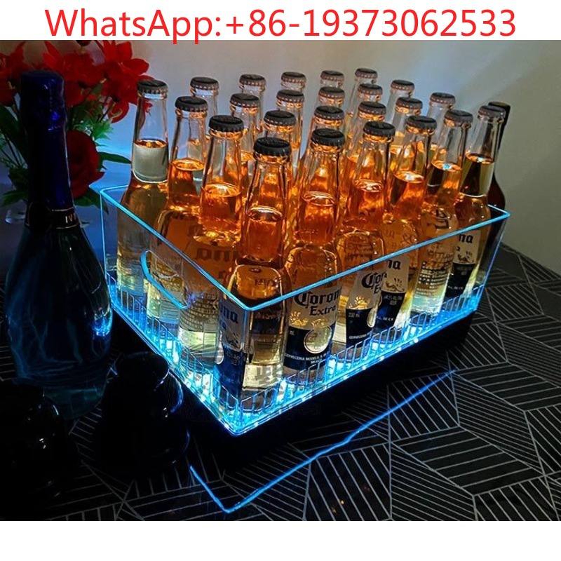 Square Luminous Ice Bucket Bar - Wine Beer Bar recension och pris