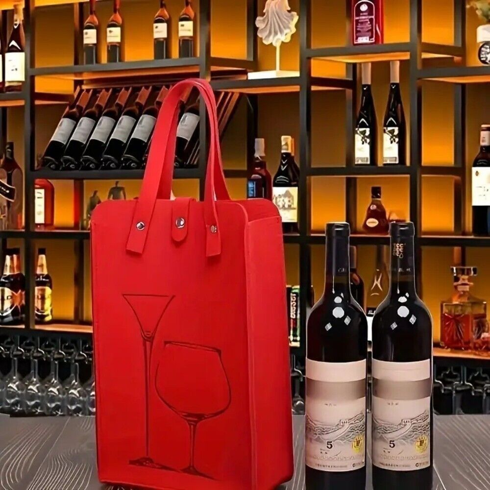 High Quality Felt Red Wine Bag - Wine & Beer Shop recension och pris
