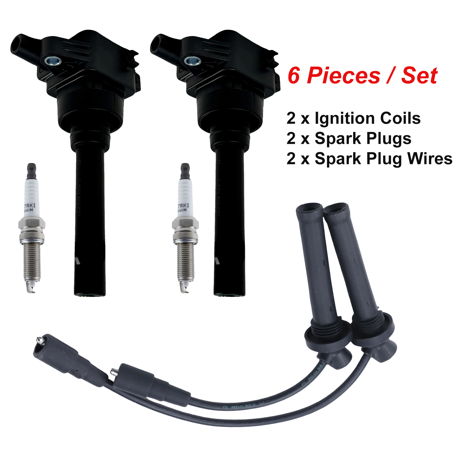 Ignition Coil Spark Plug Wires - Wine Xo recension och pris