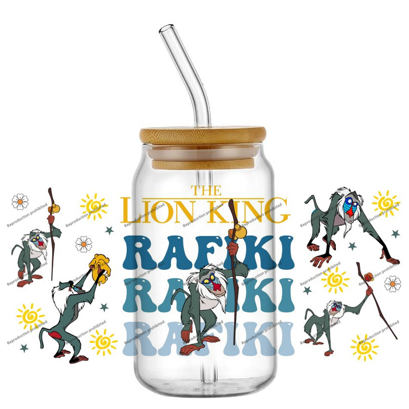 The KING Lion cartoon Characte - Wine Beer Glass recension och pris