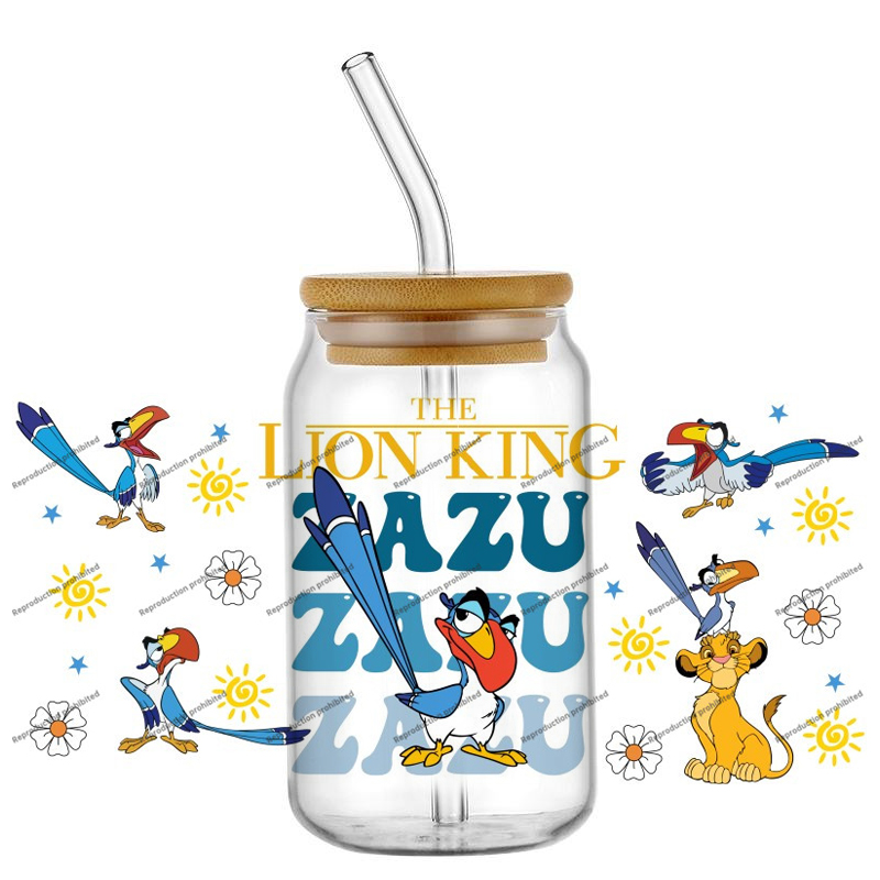 The KING Lion cartoon Characte - Wine Beer Glass recension och pris