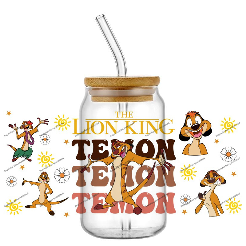 The KING Lion cartoon Characte - Wine Beer Glass recension och pris