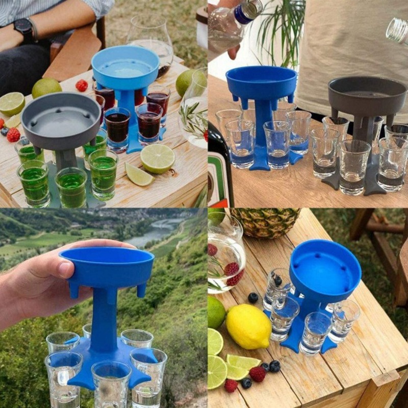 6 Shot Glass Wine Whisky Beer  - Wine To Beer To Liquor recension och pris