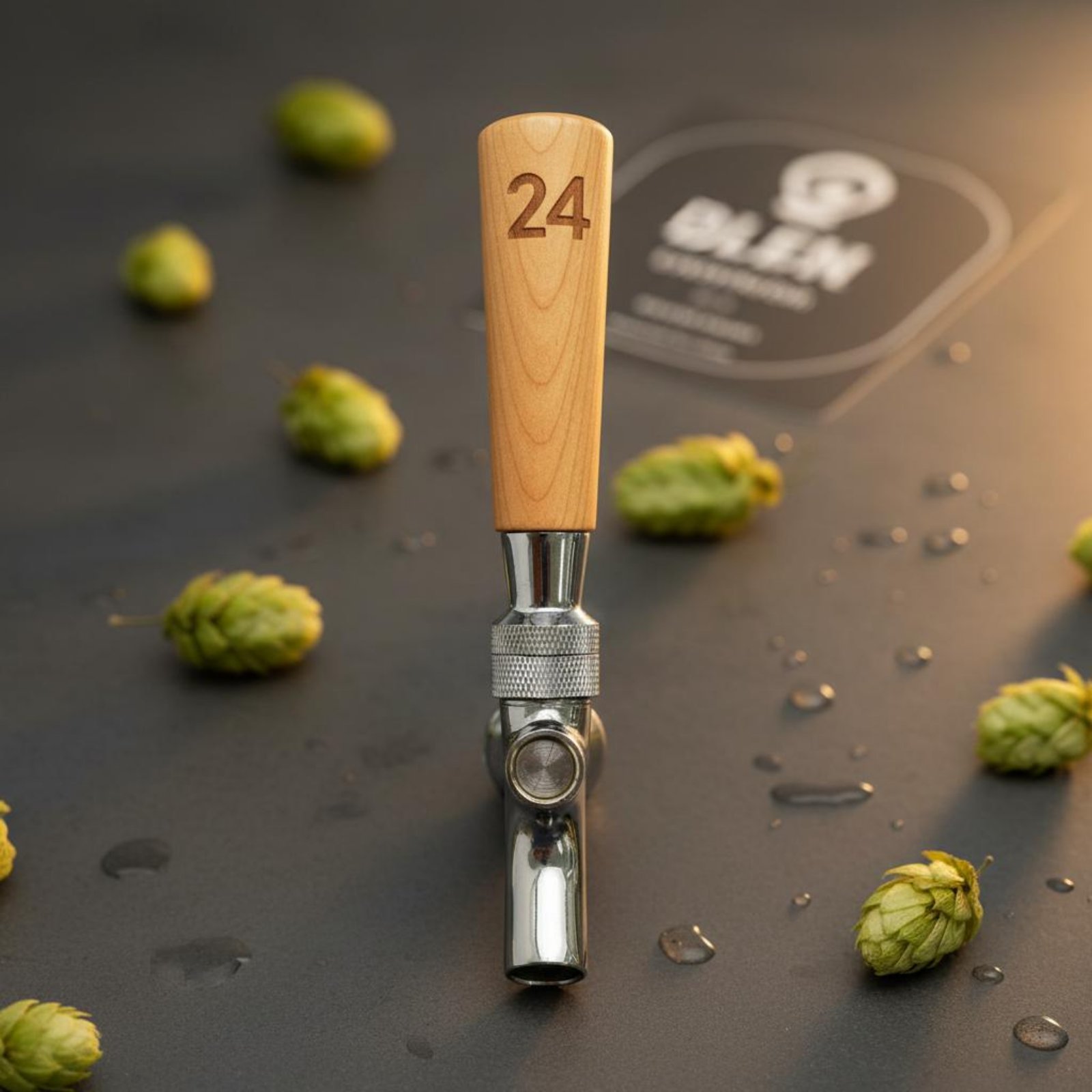 Short Wooden Beer Handle Solid - Wine Beer Bar recension och pris