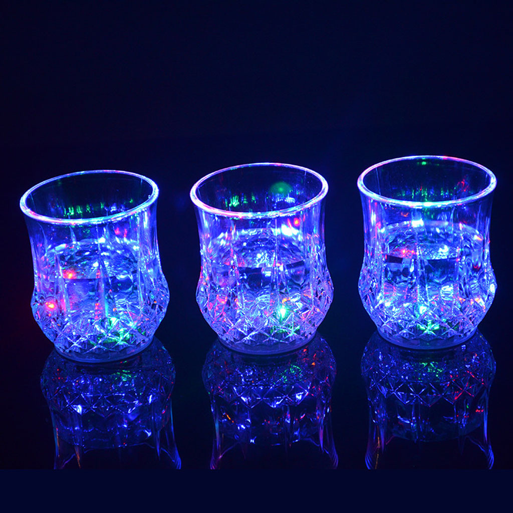 Colored LED Glowing Drink Cup  - Wine Beer Glass recension och pris