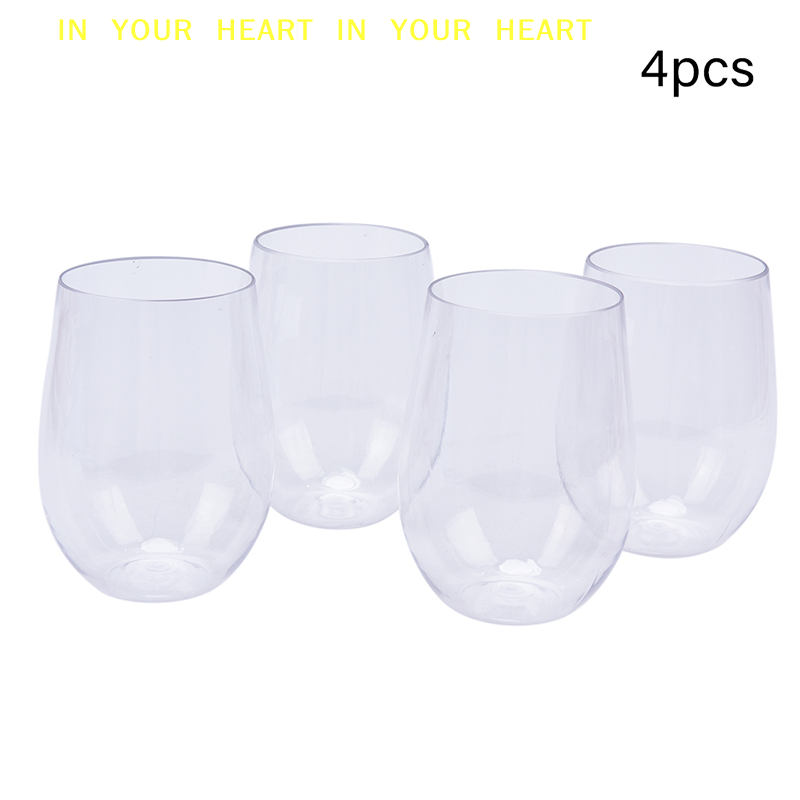 【X】4 Pcs Unbreakable Wine Glas - Wine X Beer recension och pris